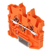 WAGO - Durchgangs-Reihenklemme 2-LeiterMini-Durchgangskl. 2050-1202 1 mm²,orange − 100 Stück