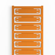 Weidmüller - Kabelmarkierungssystem Leitermarkierer SFX 11/60 MC NE BR 60x11mm,braun − 60 Stück