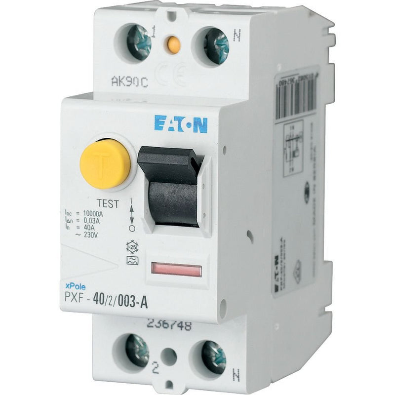 Eaton - Fehlerstrom-Schutzschalter FI-Schutzschalter PXF-40/2/003-A 40A 2p, 30mA