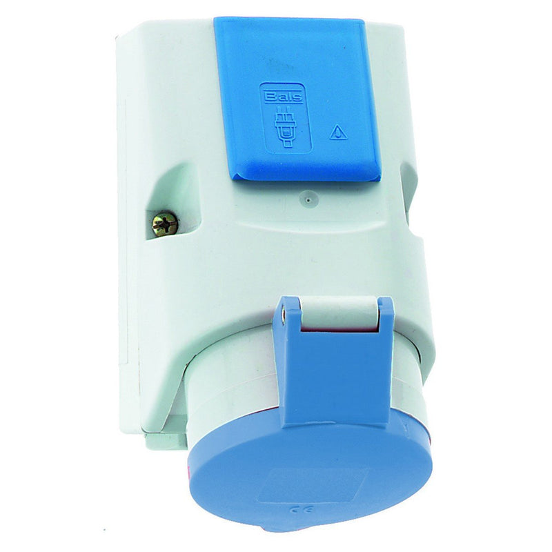 Bals Elektrotech - CEE-Steckdosen-Kombination (IEC 60309) Kombi-Wandsteckdose 16A 4p 1012 230V 9h IP44