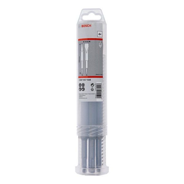 Bosch - Werkzeugset PRO SDS plus-4C 2607017516 Meißel-Set, 4-tlg