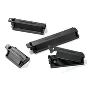 HellermannTyton - Befestigungssockel und -element für Kabelbinder Flachbandkabelhalter FKH25A-HIR-BK-C1 L=31,0mm sw − 100 Stück