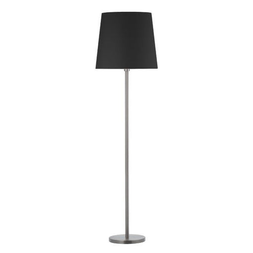 Brumberg Leuchten - Stehleuchte nickel matt 58160520 mit Stoffschirm