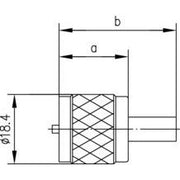 Telegärtner - Koax-Steckverbinder UHF-Kabelstecker CR/CR RG 100024323 213/U − 5 Stück