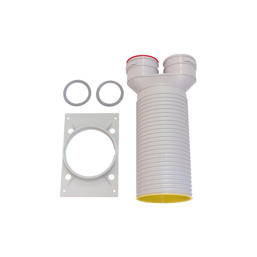 Vaillant - Luftkanal-Wand-/Deckendurchführung rund Ventilanschluss gerade 0020189343 D125mm 2xD75/62mm
