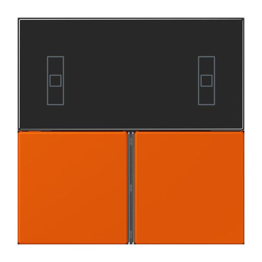 Jung - Abdeckung/Bedienelement für Installationsschalterprogramme Tastensatz 3fach LC 4093 TSA 260 orange vif