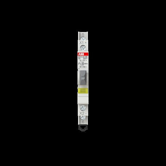 ABB Stotz S&J - Taster für Reiheneinbau Leuchttaster E217-16-10E48 gelb
