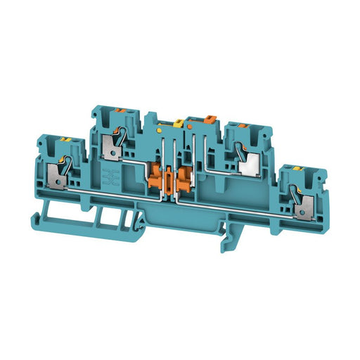 Weidmüller - Trenn- und Messtrenn-Reihenklemme Klemme A2T 2.5 DT/DT BL PUSH IN, 2.5 mm² − 50 Stück