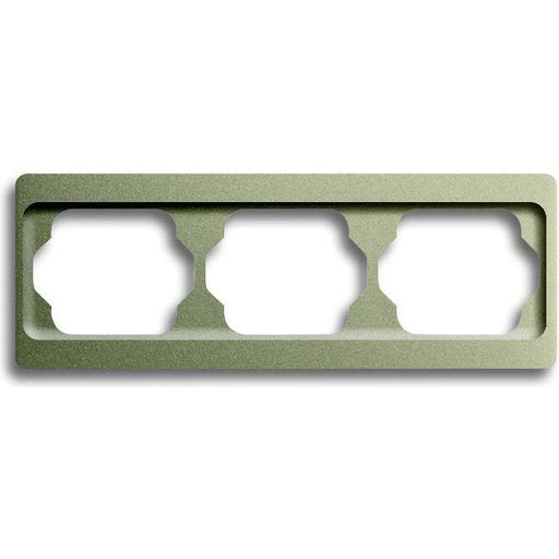 Busch-Jaeger - Abdeckrahmen Rahmen 3-fach 1723 KA-260 palladium, waager. − 1 Stück by Busch-Jaeger
