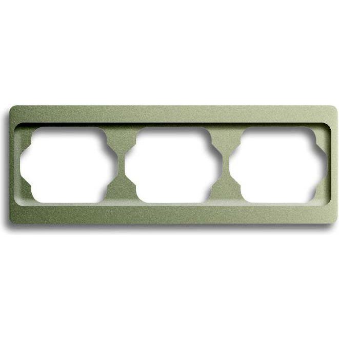 Busch-Jaeger - Abdeckrahmen Rahmen 3-fach 1723 KA-260 palladium, waager.  − 1 Stück
