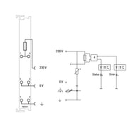 WAGO - Feldbus, Dez. Peripherie - Einspeise- und Segmentmodul Potentialeinspeisung 750-611 AC230V,Sicherungsh