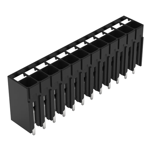 WAGO - Leiterplattenklemme THR-Leiterplattenklemme 20861112300000997607 Drücker,1,5mm²,sw − 940 Stück
