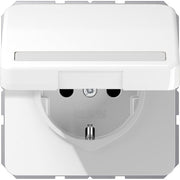 Jung - Steckdose SCHUKO-Steckdose 16A 250V CD 1520 BFNAKL WW Klappdeckel