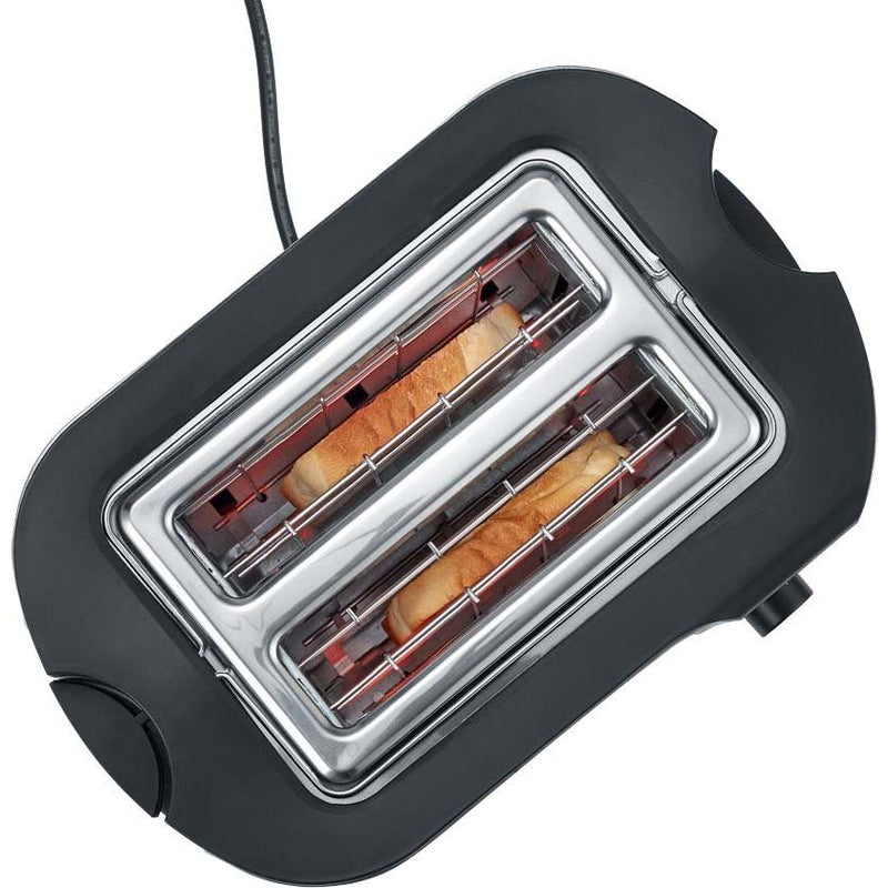 Severin - Toaster AT 2589 eds-geb.-sw 2 Scheiben