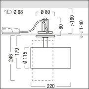 Zumtobel Group - Downlight/Strahler/Flutlicht LED - Halbeinbaustrahler V2 - SR L 49 #60716709 830, ws
