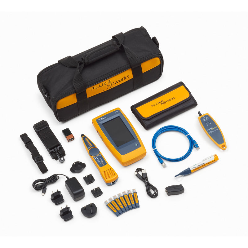 Fluke Networks - Mess-/Testgerät für Kommunikationstechnik LinkIQ Kit mit Fiber VFL LIQ-KIT-VFL-FBRLRT u.Live FiberDetector