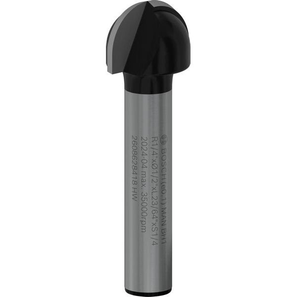 Bosch - Fräser PRO Hohlkehlfräser, R 2608628418 1/4
