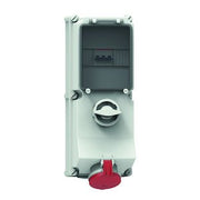 Bals Elektrotech - CEE-Steckdose abschaltbar, abgesichert (IEC 60309) Wandsteckdose abschaltbar 17533 verriegelt abgesich