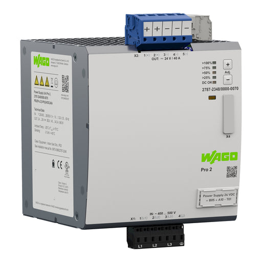 WAGO - Gleichstromversorgung Stromversorgung 2787-2348/000-070 Pro 2,3-phasig