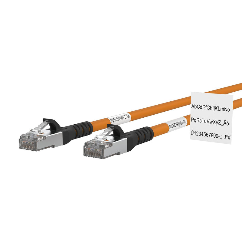 Metz Connect - Patchkabel Kupfer Patchkabel Cat.6A 1308455001WE AWG 26 5m or-sw − 5 Stück