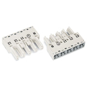 WAGO - Steckverbinder für steckbare Gebäudeinstallation Buchse 770-225 2x0,5-4mmq weiß − 50 Stück