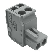 WAGO - Kabelsteckverbinder für Leiterplattensteckverbinder 1-Leiter Federleiste 232-202/026-000 CAGECLAMP 2,5mm²,gr − 100 Stück