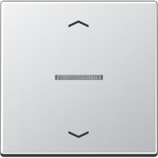 Jung - Abdeckung/Bedienelement für Installationsschalterprogramme Wippe Symbole alu A 590 KO5P AL für Taster