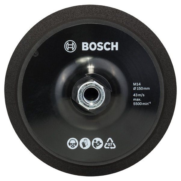 Bosch - Stützteller für Schleifwerkzeug Stützteller M 14, 150 mm, 2608612027 mit