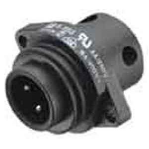 Binder - Rundsteckverbinder, Einbau (ohne Leitung) Flanschstecker 09 4223 00 04 3p.+PE