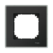 Elso - Abdeckrahmen Echtglas-Rahmen 1-fach WDE004011 schwarz