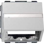 Gira - Einsatz/Abdeckung für Kommunikationstechnik Datenhaube 0870015 Tragring+BSF grau