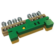 Erico - Potentialausgleich-Schiene Erd.-/N-Leit.Sammelschiene EB7GYSUP m.7 Abg. G/Y Halter − 10 Stück