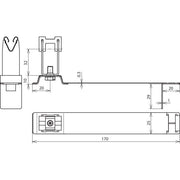 DEHN - Dachleitungshalter für Blitzschutz Dachleitungshalter DLHFG8H32L170V2A FLEXIgrip NIRO