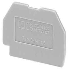 Phoenix Contact - Abschluss- und Zwischenplatte für Reihenklemme Deckel D-MT 1,5 L=22mm B=1mm gr