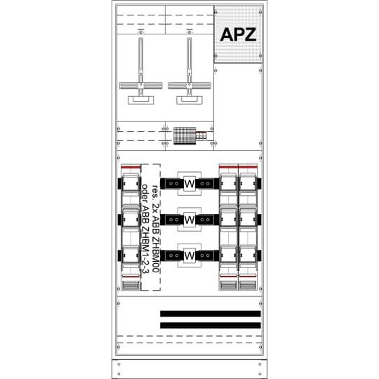 Striebel&John - Zähler-Komplettschrank Mess- und Wandlerschrank KS4224Z Standschrank