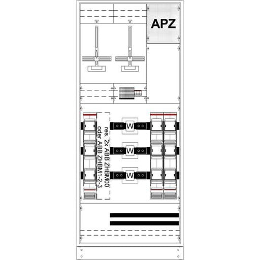 Striebel&John - Zähler-Komplettschrank Mess- und Wandlerschrank KS4224Z Standschrank