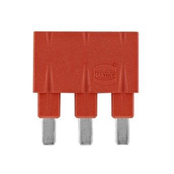 Harting - Zubehör/Ersatzteile für Industriesteckverbinder Steckbrücken 09330009831 3x rot − 5 Stück