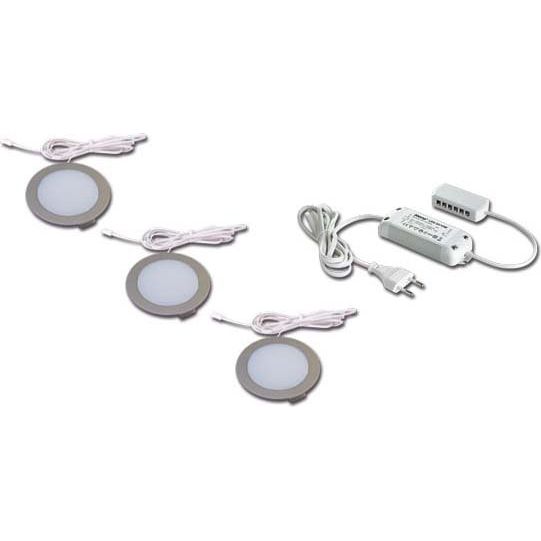 Hera - Downlight/Strahler/Flutlicht 3er-Set LED-Einbauleuchte 61056303002 ww eds Tr.24/15W