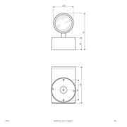 EVN Lichttechnik - Decken-/Wandleuchte Wandleuchte 1-flg. eds 103100 230V GU10 35W IP65