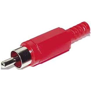 E+P Elektrik - Kommunikationstechnik-Adapter Cinchstecker CS 1 K LOSE R rot