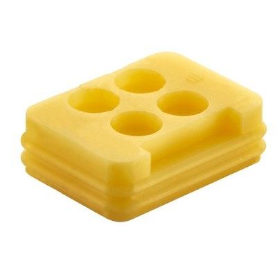 Harting - Zubehör/Ersatzteile für Industriesteckverbinder Einzeladerdichtung Silikon 09100049900 4 Kontakte − 10 Stück