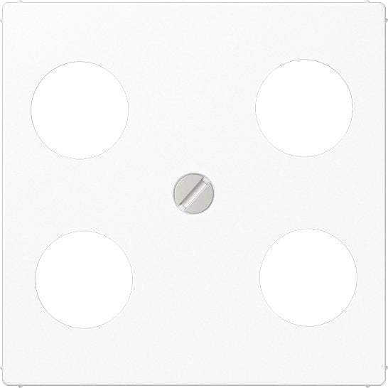 Jung - Einsatz/Abdeckung für Kommunikationstechnik Abdeckung aws A 561-4 SAT1 WW für 4L-SAT-TV-Dose