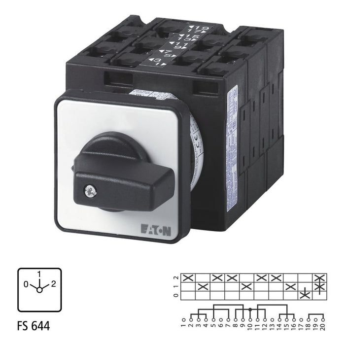 Eaton - Lastschalter Polumschalter T3-5-8444/E Dahlander  − 1 Stück
