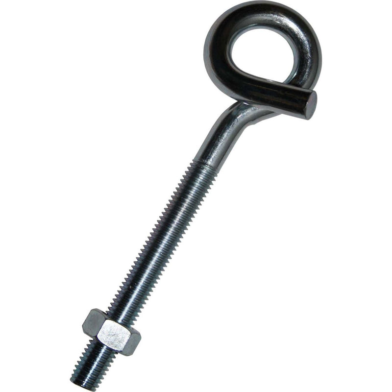 Dresselhaus - Schraubhaken Gewundene Deckenhaken 4224/001/79 12x160 mit Mutter, zn − 5 Stück