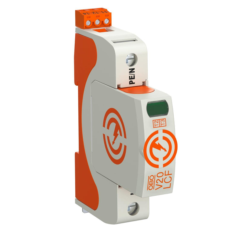 OBO Bettermann - Überspannungsableiter für Energietechnik/Stromversorgung SurgeController V20 V20-LCF-1+FS-280 1-polig + FS 280V
