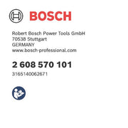 Bosch - Spannzange Spannzange, 2608570101 1/4-Zoll, 19 mm