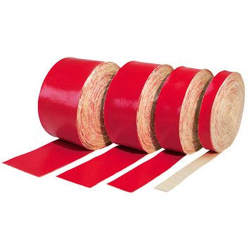 Flexa - Klebeband Wickelband FLEXAhightemp 2061.899.075 rot Breite 75mm − 10 Meter