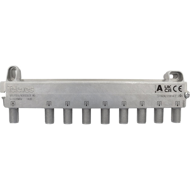 Televes - Abzweiger und Verteiler 8f. VT814FZ 14dB, 5-1218MHz