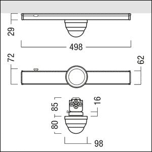 Zumtobel Group - Bewegungsmelder-Sensor Bewegungssensor PST DIMLIT #22171645