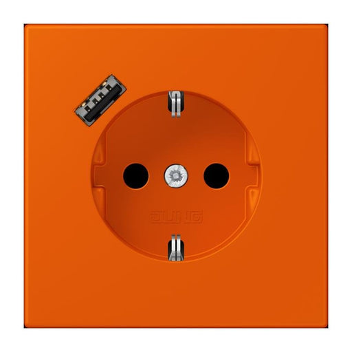 Jung - Steckdose SCHUKO Steckdose LC 1520-18 A 260 orange vif (4320S)